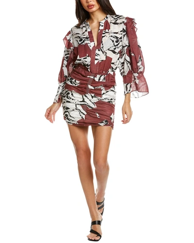 Iro Hura Mini Dress In Red | ModeSens