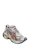 Balenciaga Men's Multicolor Mesh Runner Sneakers In Neutral