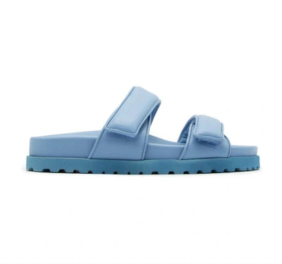 Gia Couture Sandals In Clear Blue