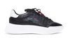 Giuliano Galiano Crocodile-embossed Nemesis Sneakers In Black