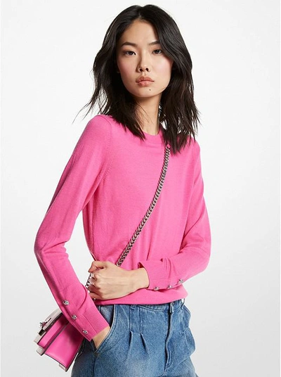 Michael Michael Kors Sweaters In Fuchsia