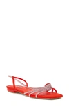 Dune London Nyas Slingback Sandal In Orange