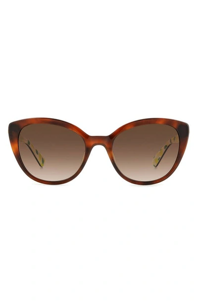 KATE SPADE AMBERLEES 55MM GRADIENT EAT EYE SUNGLASSES