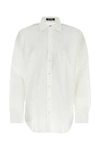 Raf Simons Oversized Poplin Shirt For Men In White