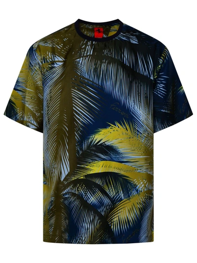 Ferrari Palm-tree Print T-shirt In Multicolor