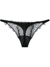 LA PERLA DECORATIVE LACE THONG,002216512012462