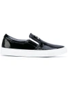 COURRÈGES Noir slip-on trainers,117S021525NOIR12095591