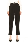 Alexia Admor Zayna Belted Cigarette Pants In Black