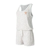 Concepts Sport Cream Houston Astros Montana Hacci Knit Romper In Cream