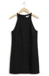 & Other Stories Cutaway Linen Tank In Black