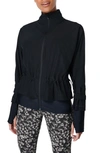 Sweaty Betty Fast Lane Running Jacket In Black