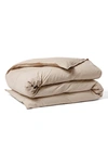 COYUCHI CRINKLED ORGANIC COTTON PERCALE DUVET COVER