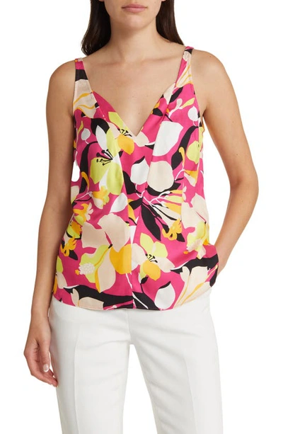 Ted Baker Womens Brt-pink Thaliah Abstract-print Woven Cami Top