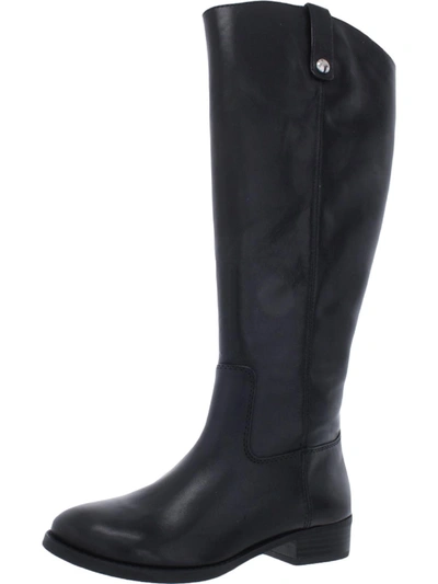 Inc Fawne Womens Leather Wide Calf Riding Boots In Black | ModeSens