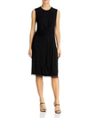 Kobi Halperin Meridian Twill Sheath Dress In Black