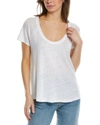 Iro Heloise T-shirt In White Linen In White