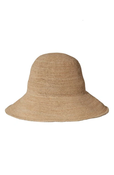 JANESSA LEONE JANESSA LEONÉ TEAGAN RAFFIA BUCKET HAT