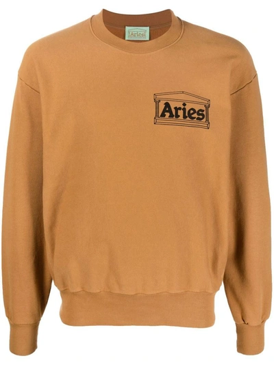 Aries Sweaters Camel In Brown