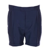 Bally Wool Blend Bermuda Shorts In Blue
