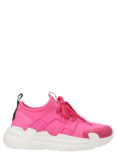 Moncler Lunarove Low Trainers In Pink