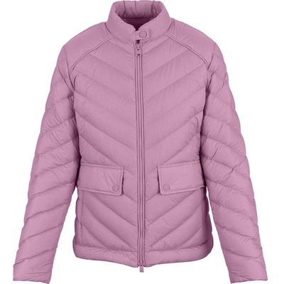 Woolrich Quilted Zipped Down Jacket In Rosa
