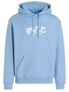 Objects Iv Life Balance Graphic-print Hoodie In Light Blue