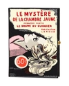 OLYMPIA LE-TAN LE MYST&#232;RE DE LA CHAMBRE JAUNE BOOK CLUTCH BAG, BLACK,PROD128290146