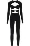 ROBERTO CAVALLI ROBERTO CAVALLI LONG-SLEEVED JUMPSUIT WITH CUT-OUTS