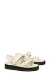 Tory Burch Kira Slingback Sport Platform Sandal In New Ivory