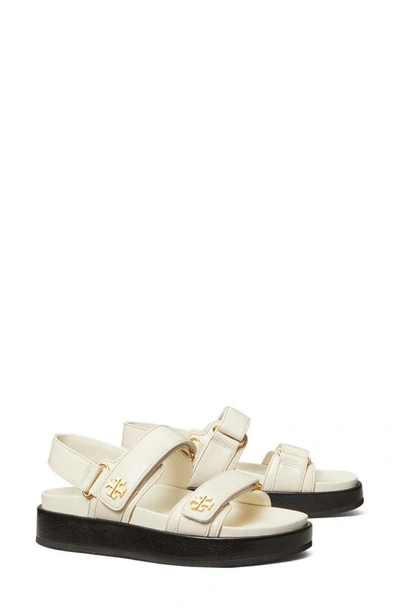 Tory Burch Kira Slingback Sport Platform Sandal In Ivory