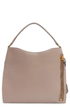 Tom Ford Large Alix Flat Hobo Bag In 1g006 Silk Taupe