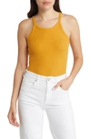 Madewell Brightside '90s Tank In Ochre Fresco