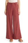 Wit & Wisdom Sky Rise Wide Leg Pants In Apple Butter