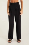 Z SUPPLY Lucy Twill Pant In Black