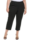 CALVIN KLEIN PLUS WOMENS OFFICE SOLID ANKLE PANTS
