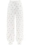 Attico ''rey'' Black And White Long Pants