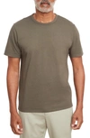 Vince Solid T-shirt In Washed Cypress