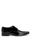 Calvin Klein Dillinger Plain Toe Patent Derby In Black