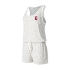 Concepts Sport Cream Cleveland Guardians Montana Hacci Knit Romper In Cream