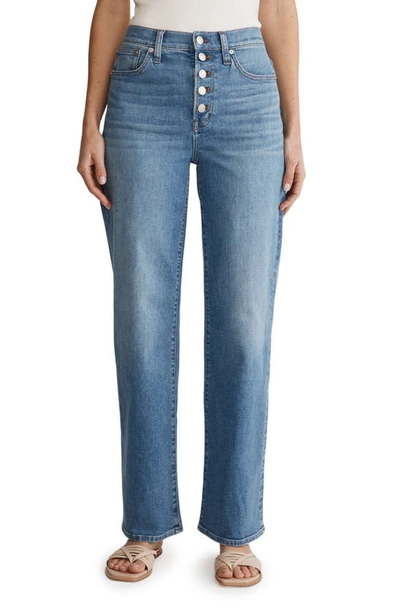 Madewell The Tail Perfect Vintage Wide Leg Crop Jeans In Ohlman Wash