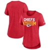 Nike Heather Red Kansas City Chiefs Local Fashion Tri-blend T-shirt In Heather Red