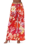 CAMILLA KISS AND TELL SILK WIDE LEG PANTS