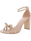 Kate Spade Flamenco Bow Patent Block-heel Sandals In Multi