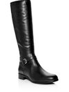 La Canadienne Sunday Womens Leather Tall Knee-high Boots In Black