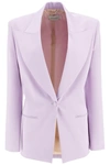 Magda Butrym Single-breasted Blazer In Purple