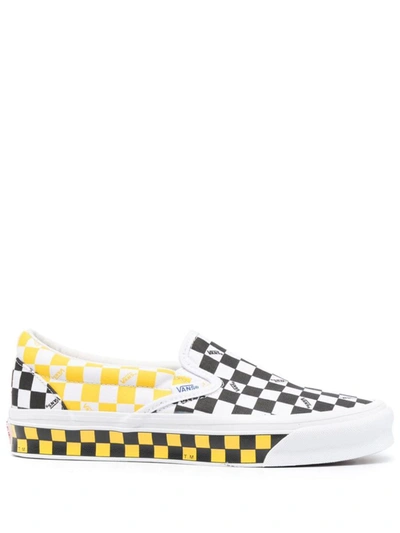 Vans Og Classic Slip-on Lx In Black & Yellow