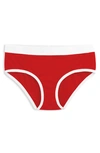 Tomboyx Tucking Bikini Hipster Briefs In Fiery Red