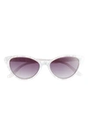 Bp. Cat Eye Sunglasses In White