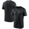 Nike Black Carolina Panthers Legend Logo Performance T-shirt In Black