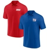 FANATICS FANATICS BRANDED ROYAL/RED NEW YORK GIANTS DUELING TWO-PACK POLO SET